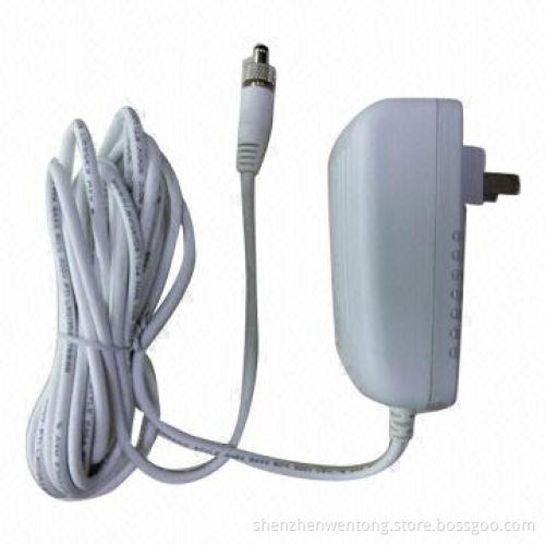 AC/DC switching adapter, WT-12V 2.5A with USA plug white color -1